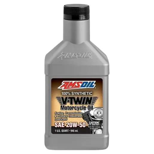 AMSOIL 20W-50 100% Synthetic V-Twin Motorcycle Oil