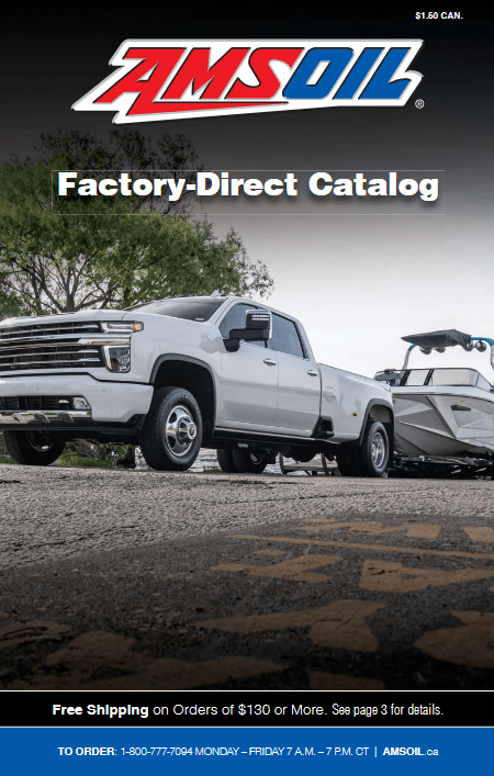 AMSOIL Canada Catalog cover