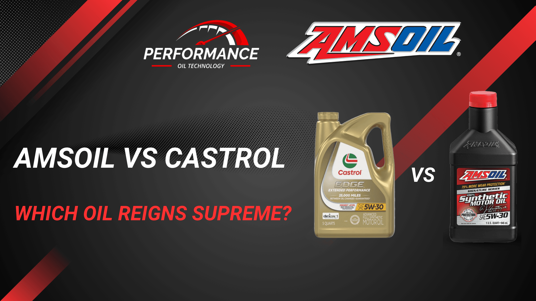 AMSOIL vs Castrol: Which oil reigns supreme?