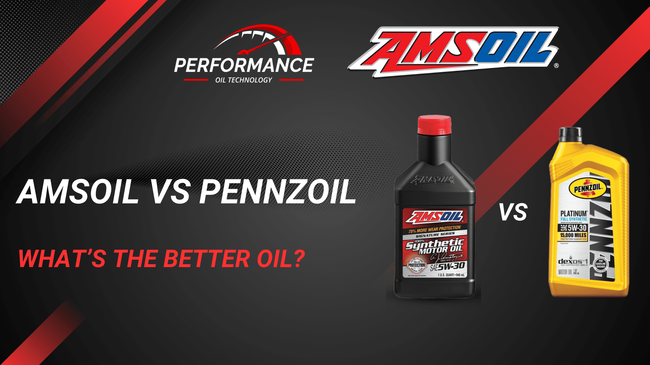 AMSOIL vs Pennzoil: What's the better oil?