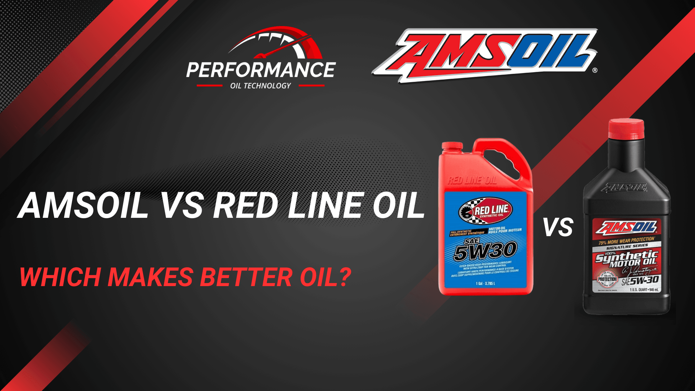 AMSOIL vs Red Line: Which is Best?