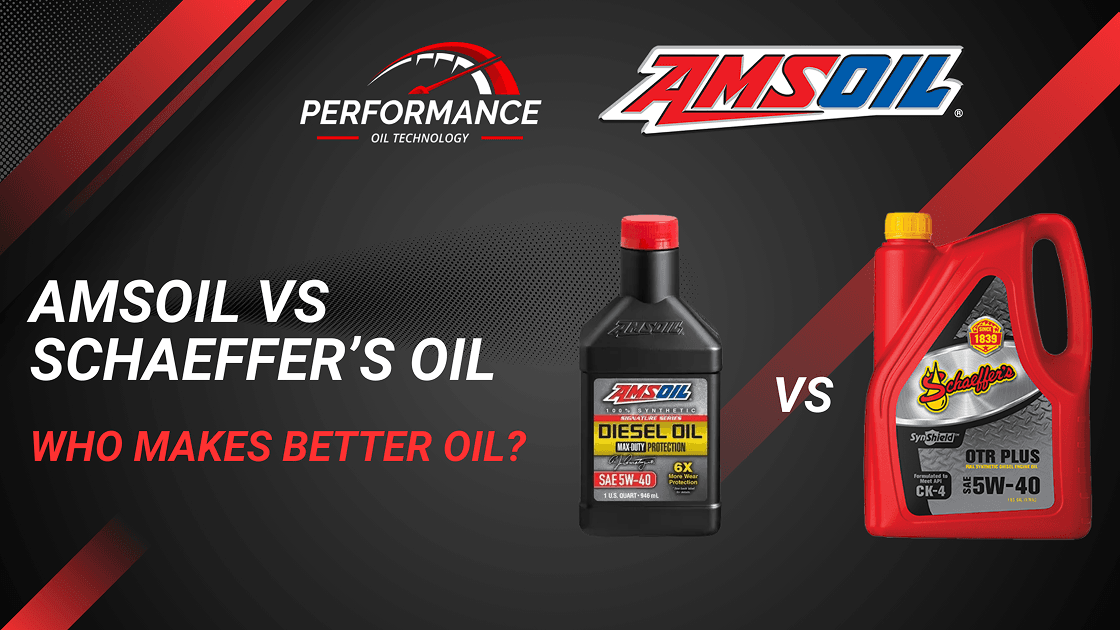 AMSOIL vs. Schaeffer's Oil: Which is the best diesel engine oil?