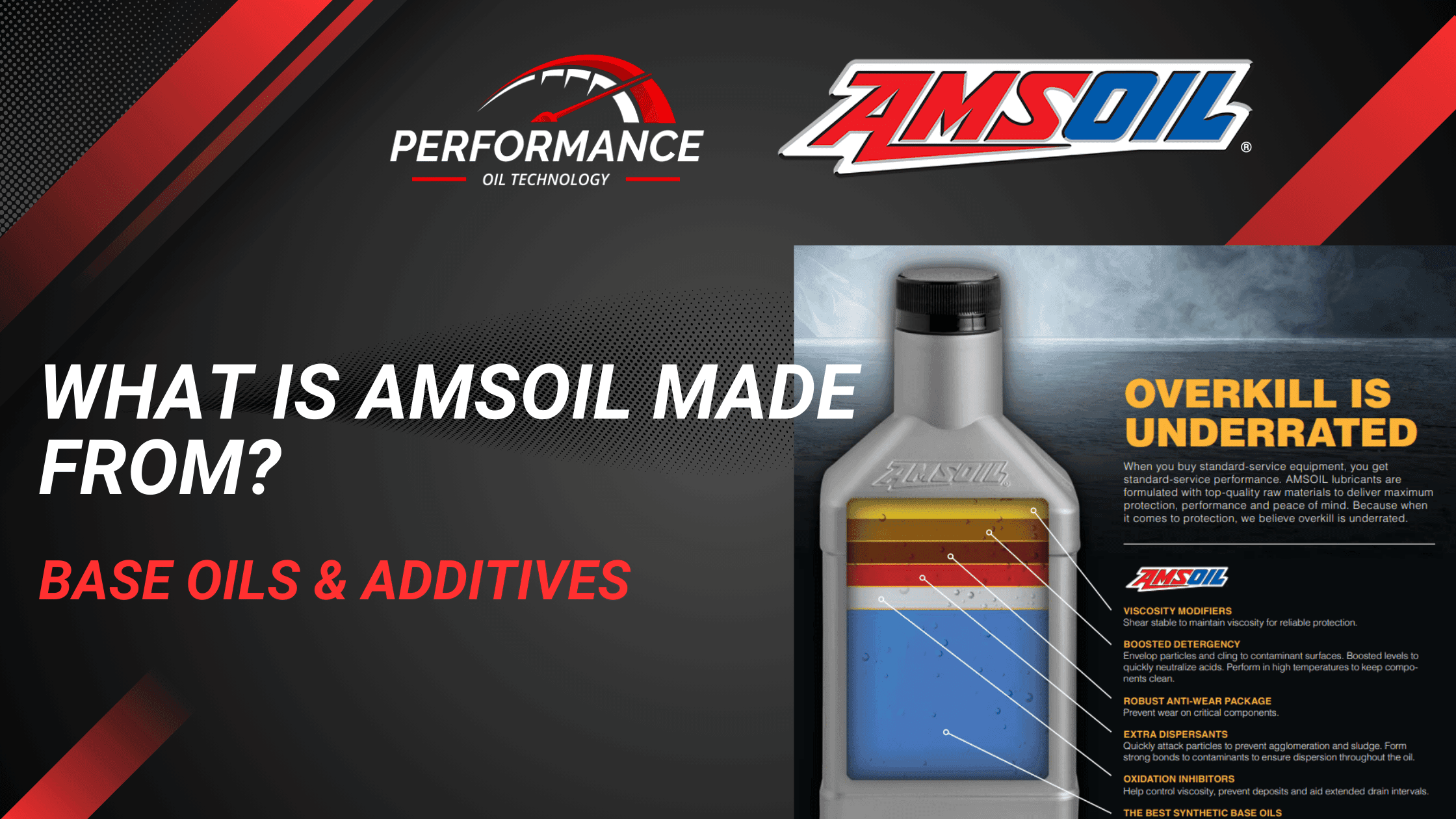 What is AMSOIL made from?